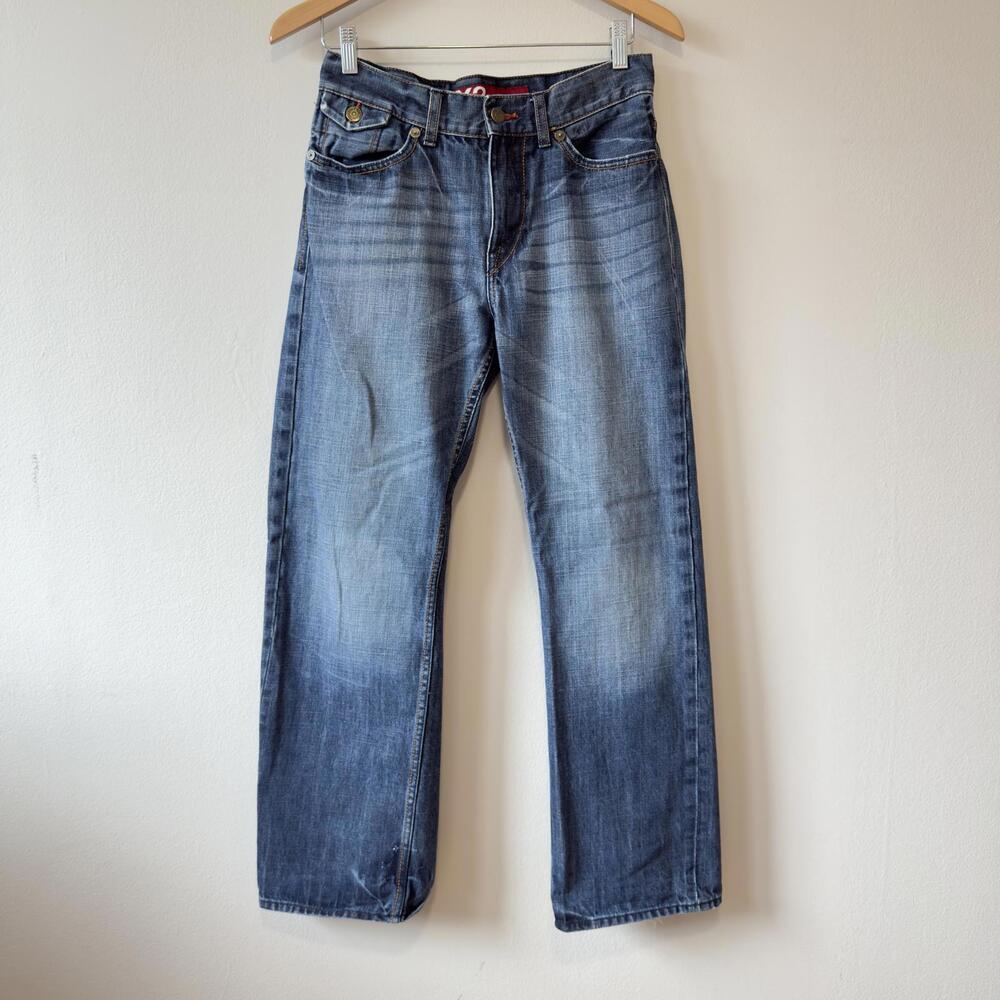X2 Quality M22 Classic 29 x 30 Mens Regular Rise Boot Cut Denim Dark Wash Jeans